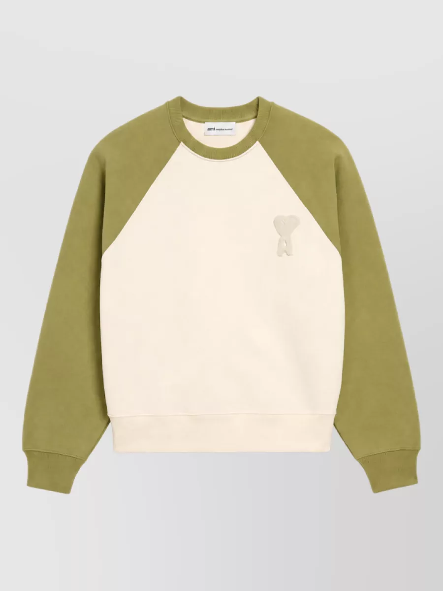 Ami Paris cotton boxy fit hoodie