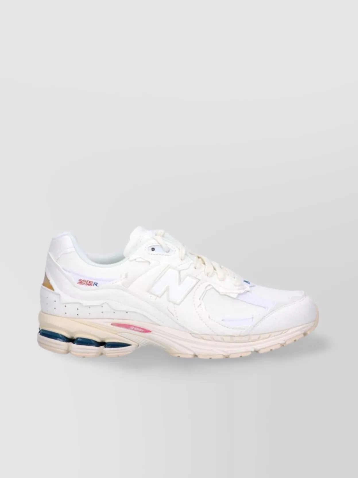 New Balance Low Top Sneakers With Mesh Panels And Rubber Outsole In White