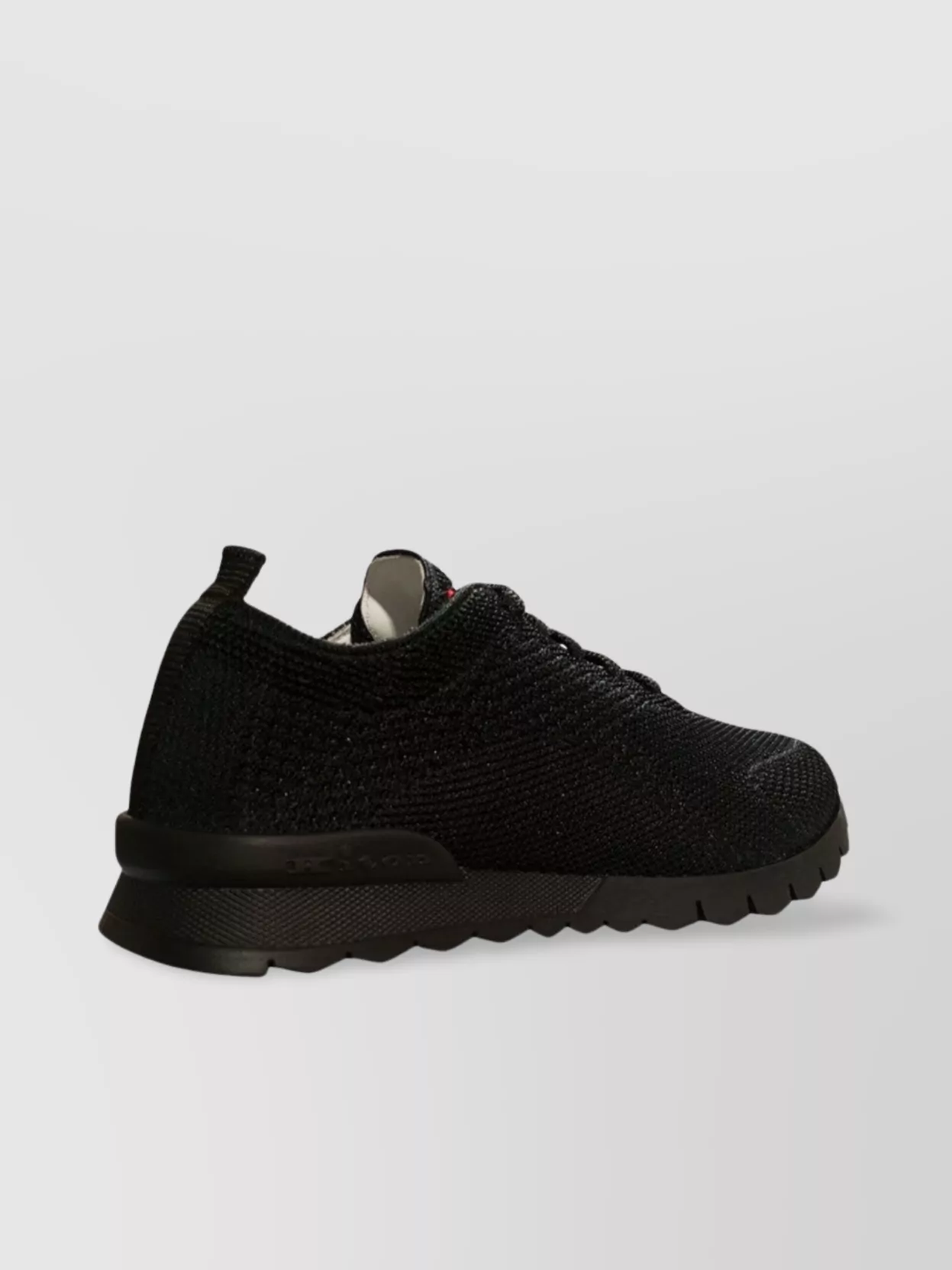 Kiton Knitted Almond Toe Sneakers With Heel Tab