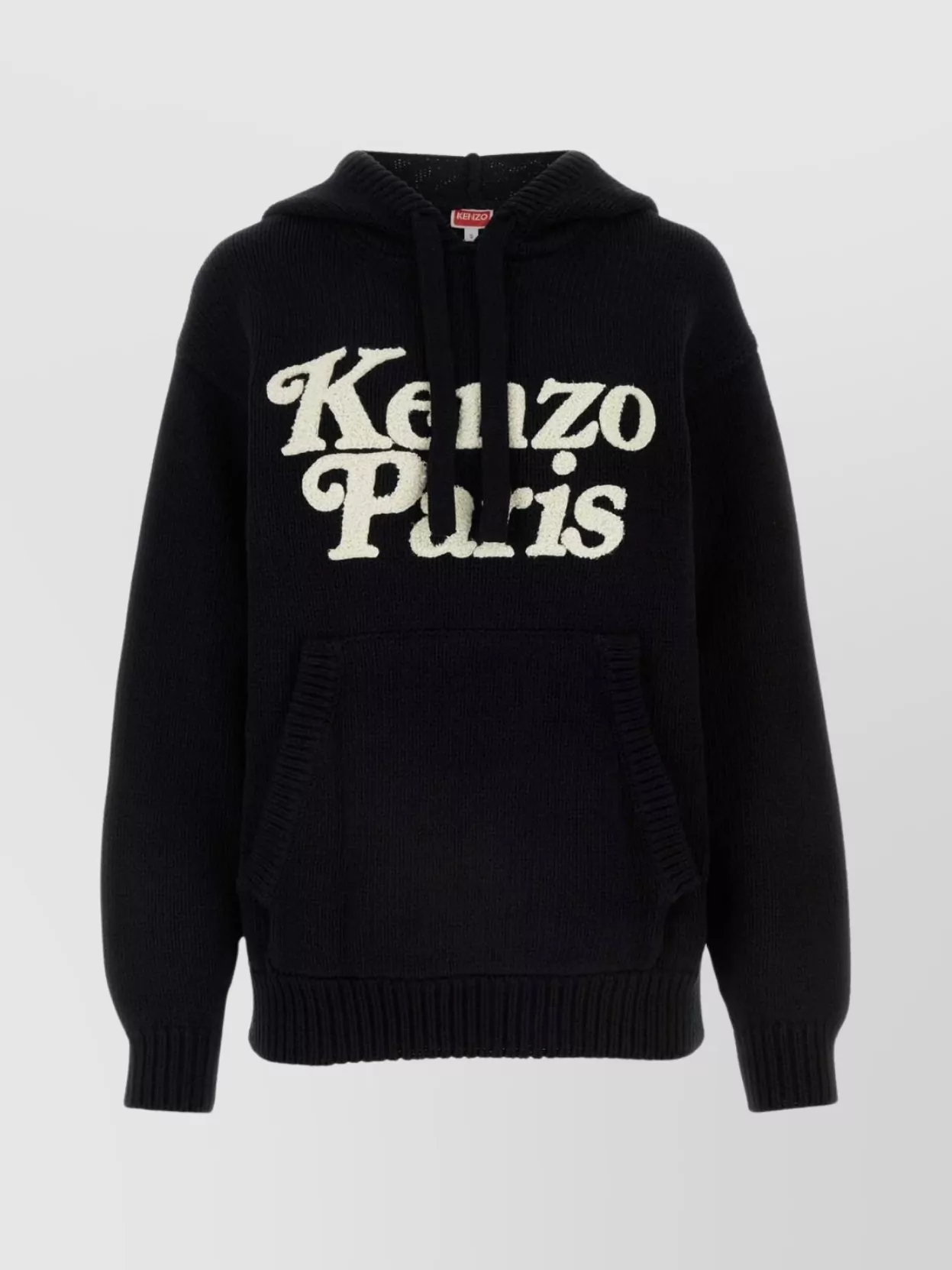 Shop Kenzo Cotton Sweatshirt With Front Pocket And Hood