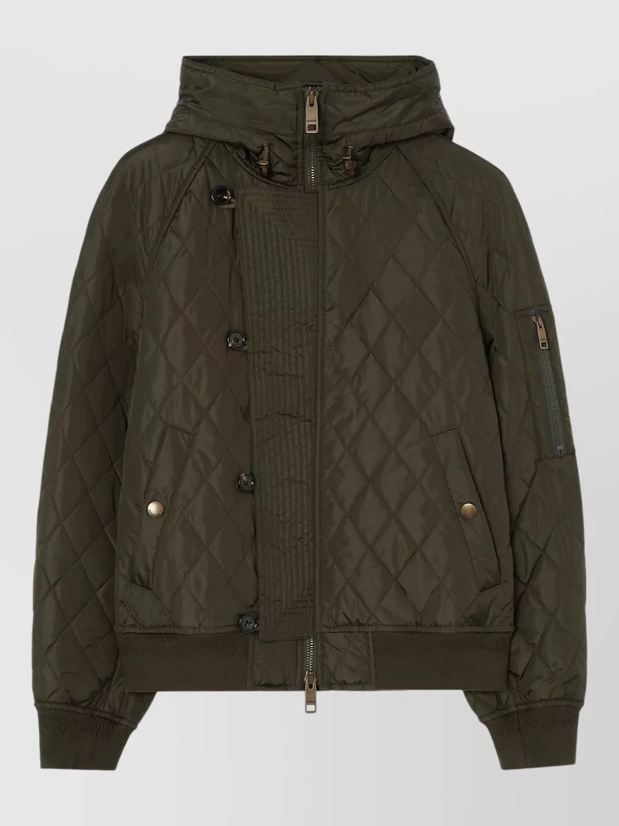 Burberry quilted hooded puffer jacket