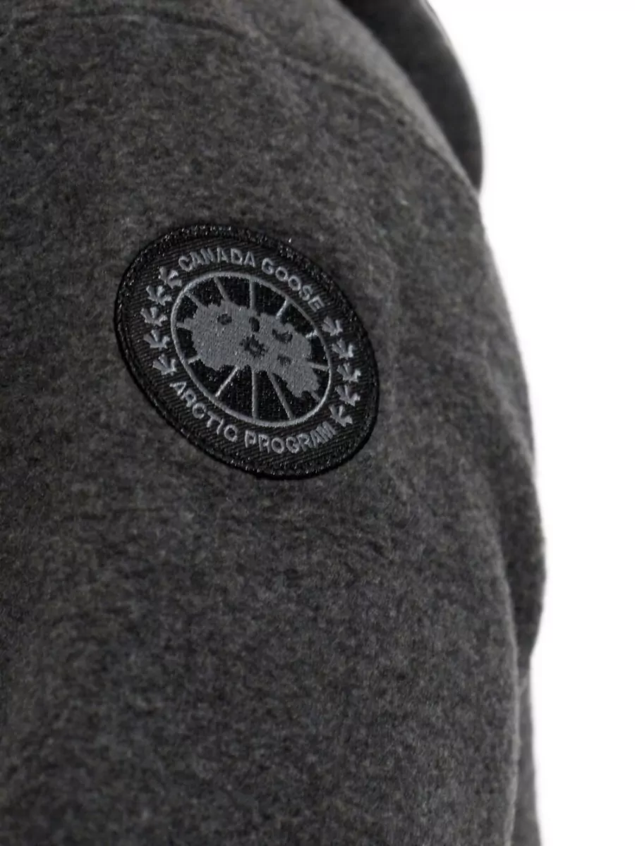 Canada Goose Fleece Hooded Padded Bomber Jacket