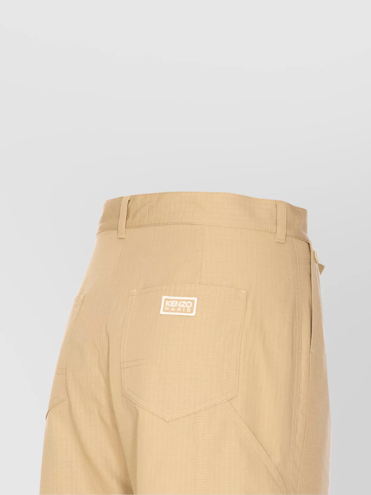 Kenzo Cargo Style Wide Leg Trousers With Pockets