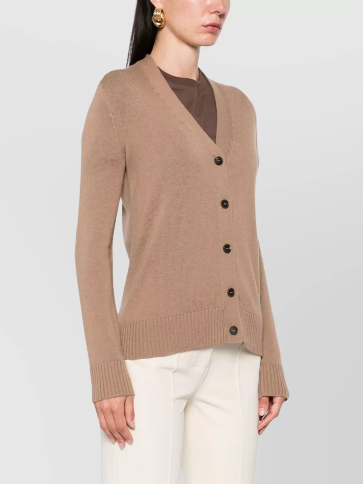 S Max Mara V-Neck Knitwear Long Sleeves