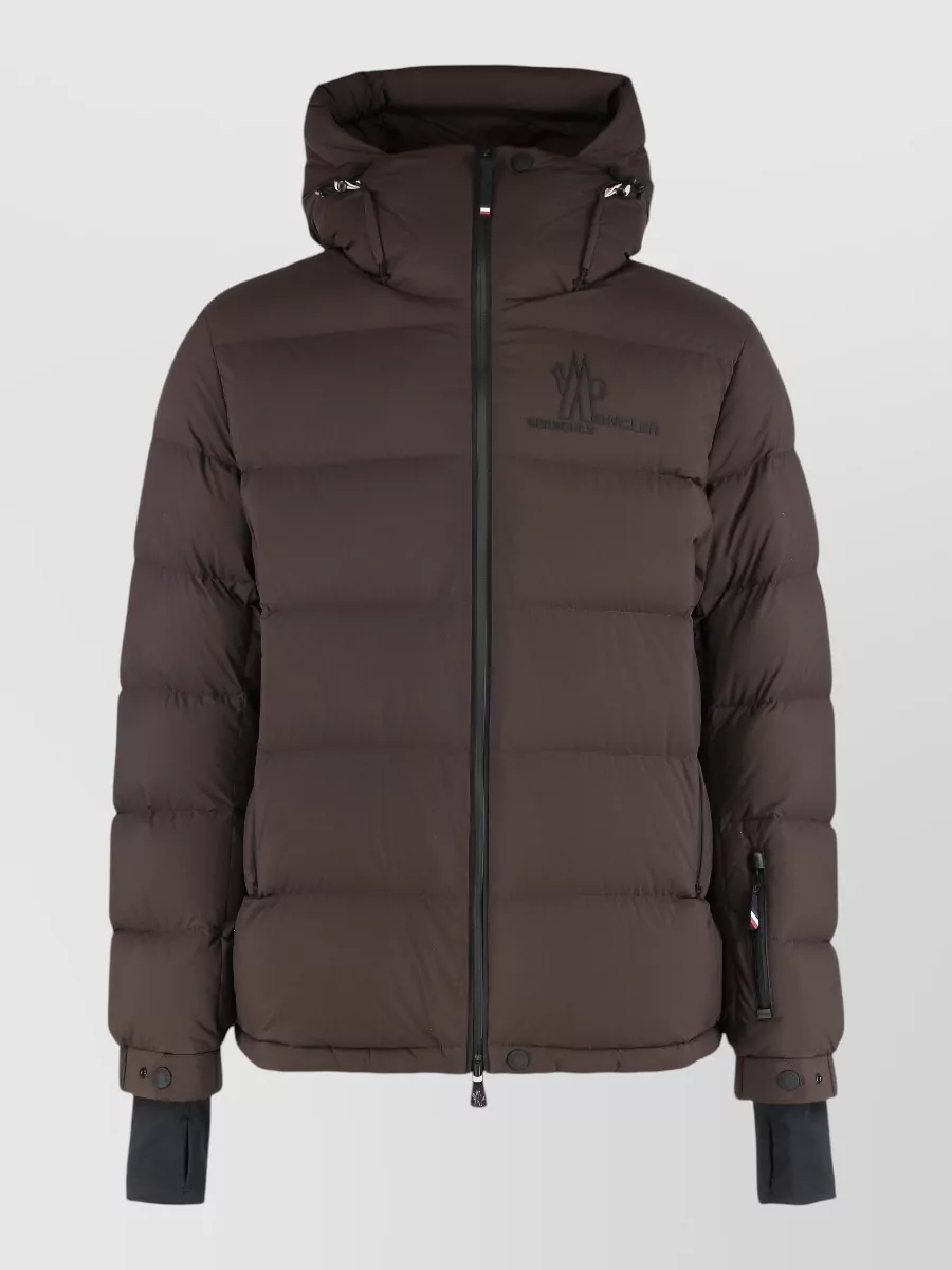 Moncler Grenoble down hooded ski jacket