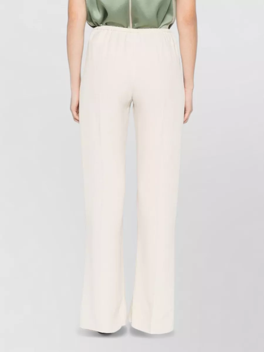 Forte Forte Wide Leg Trousers Lightweight Fabric Side Slit