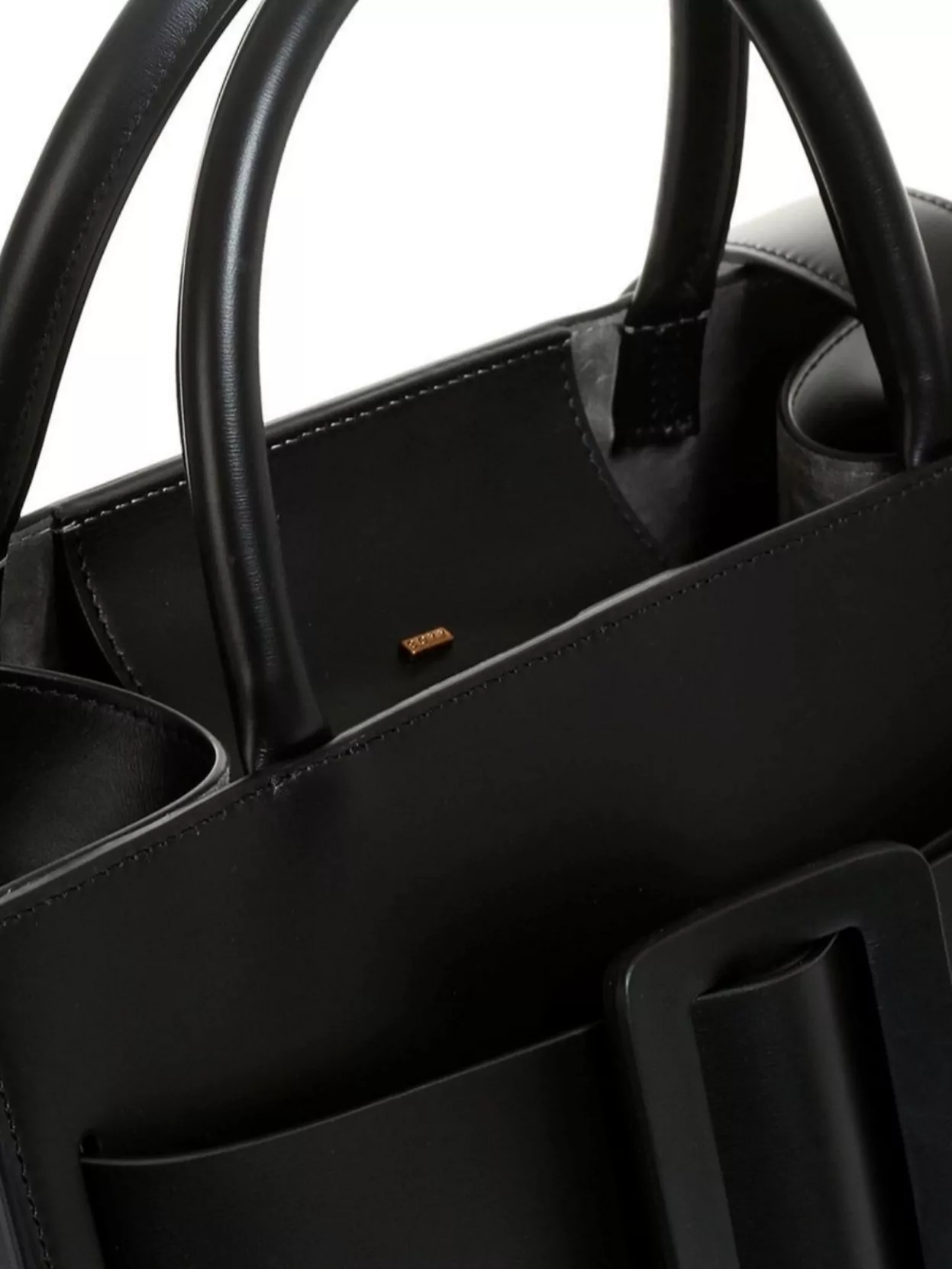 John Smedley Structured Hand Bag Large Buckle