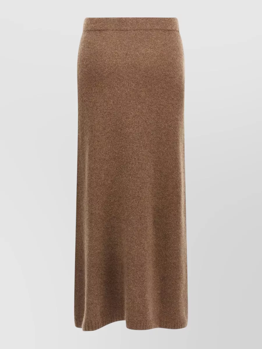 Max Mara cashmere-blend midi straight skirt