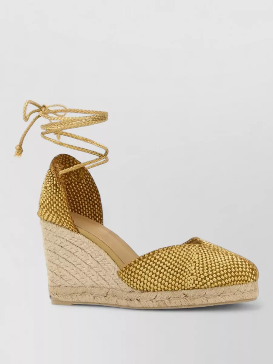 Castaner two tone espadrille wedges