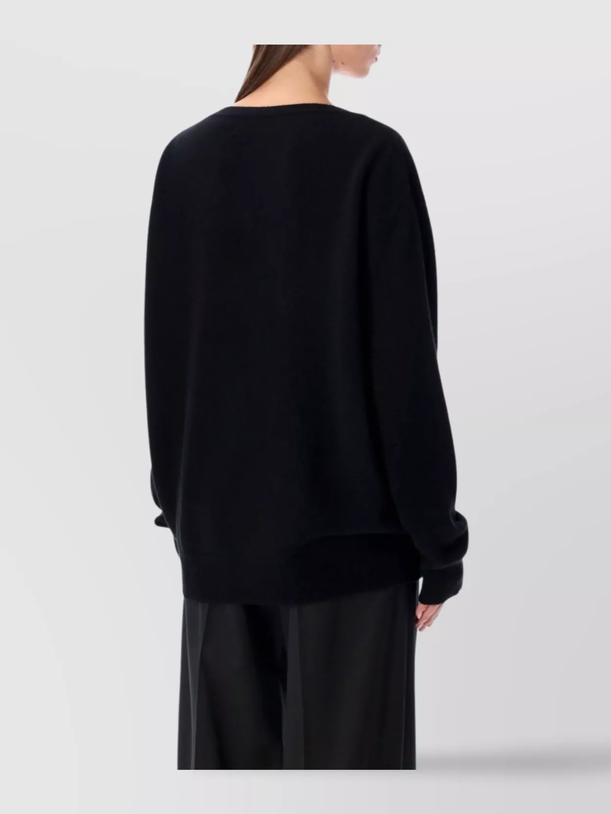 Rhea Costa Long Sleeve V Neck Knitwear Top