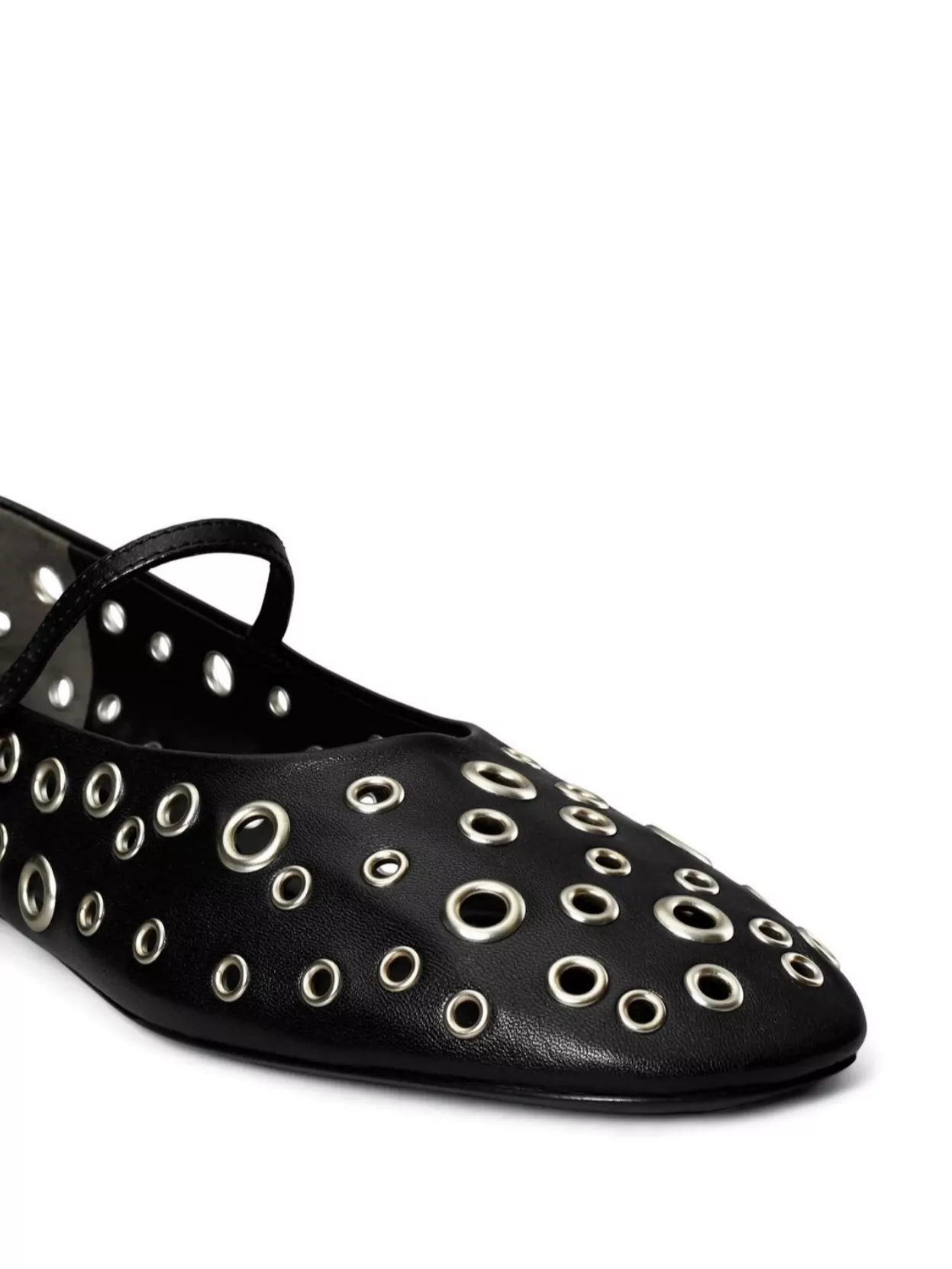 Tory Burch Leather Mary Jane Ballerina Flats