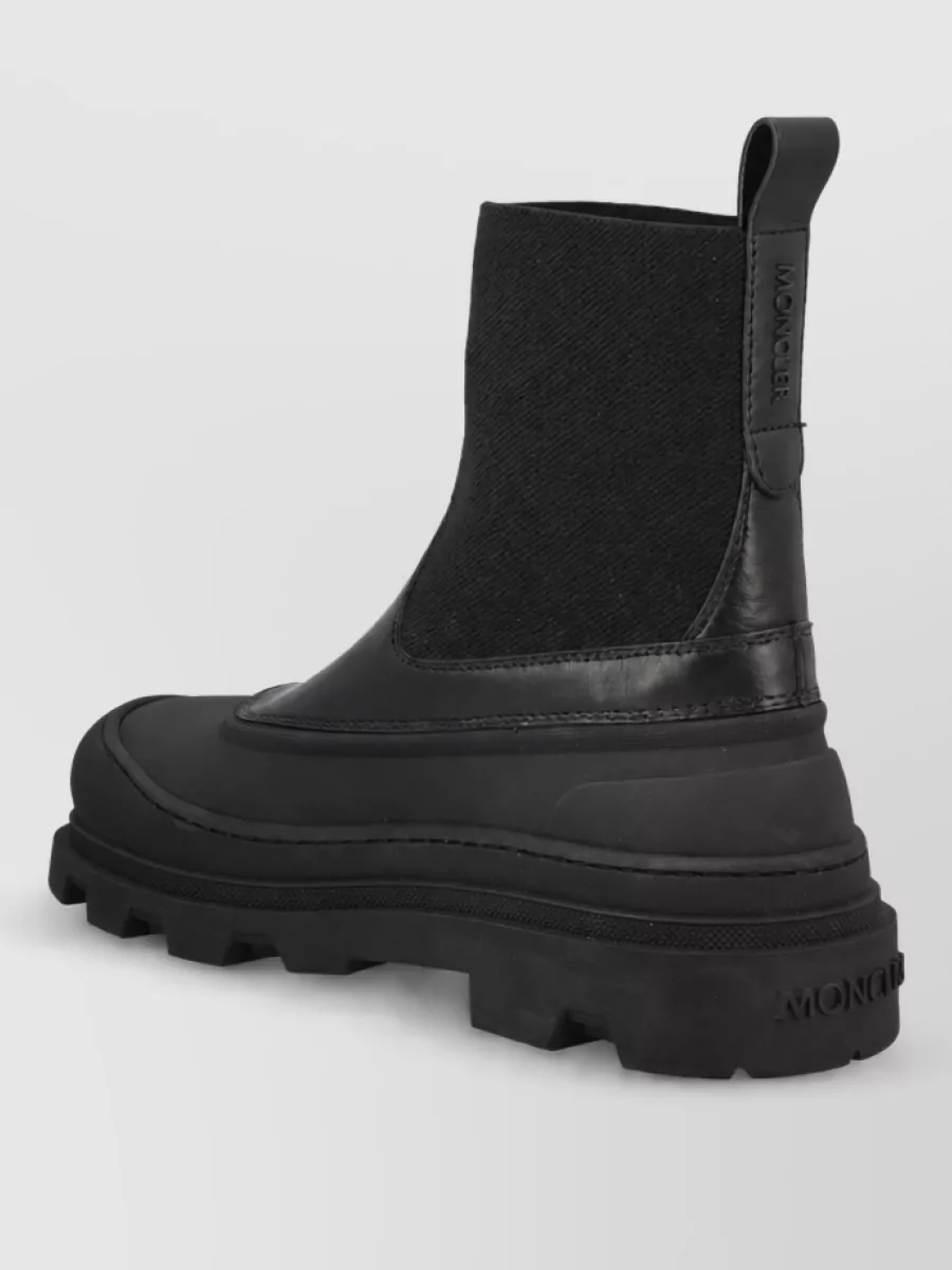 Moncler Leather Ankle Boots