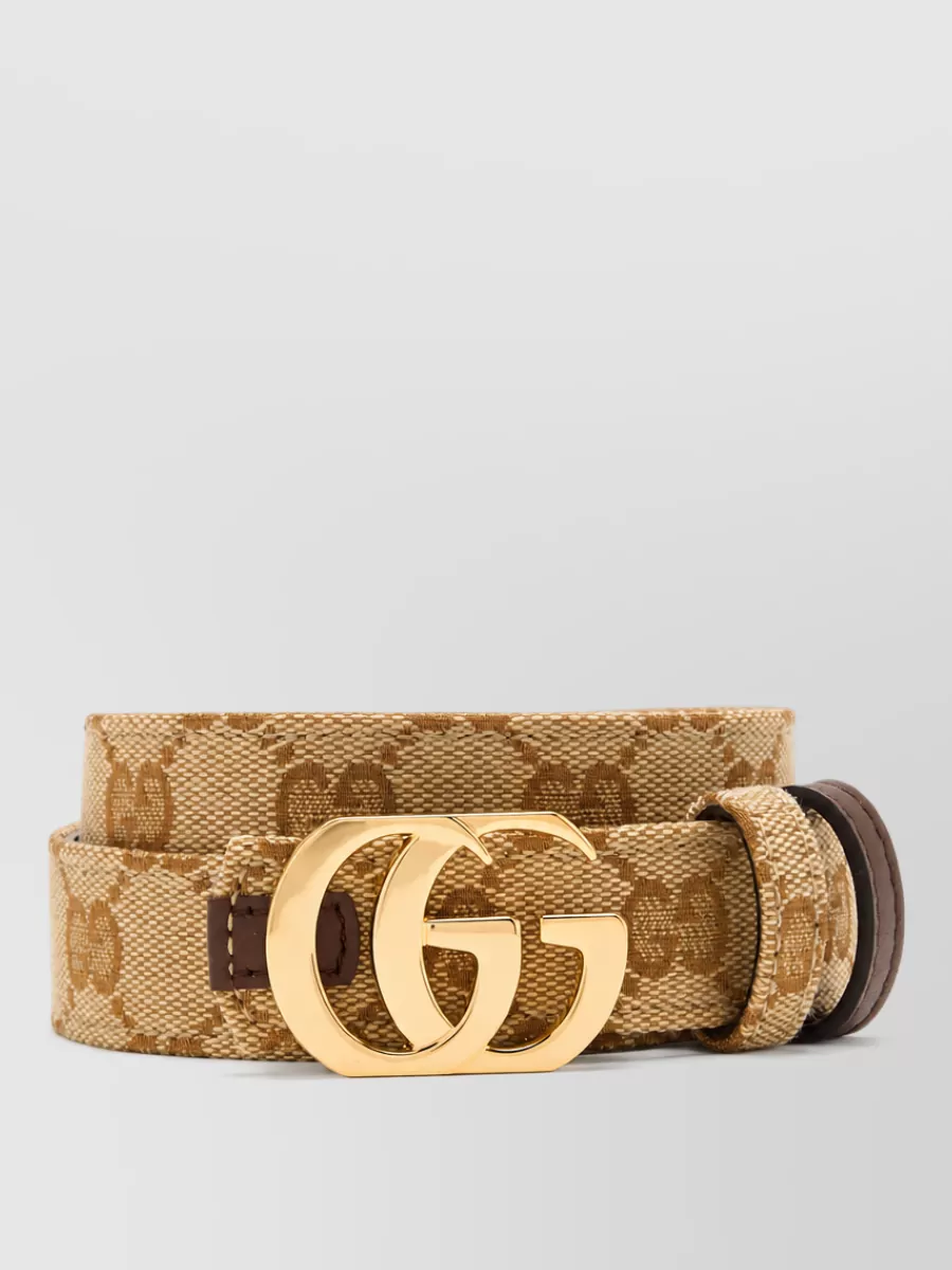 Gucci leather reversible belt