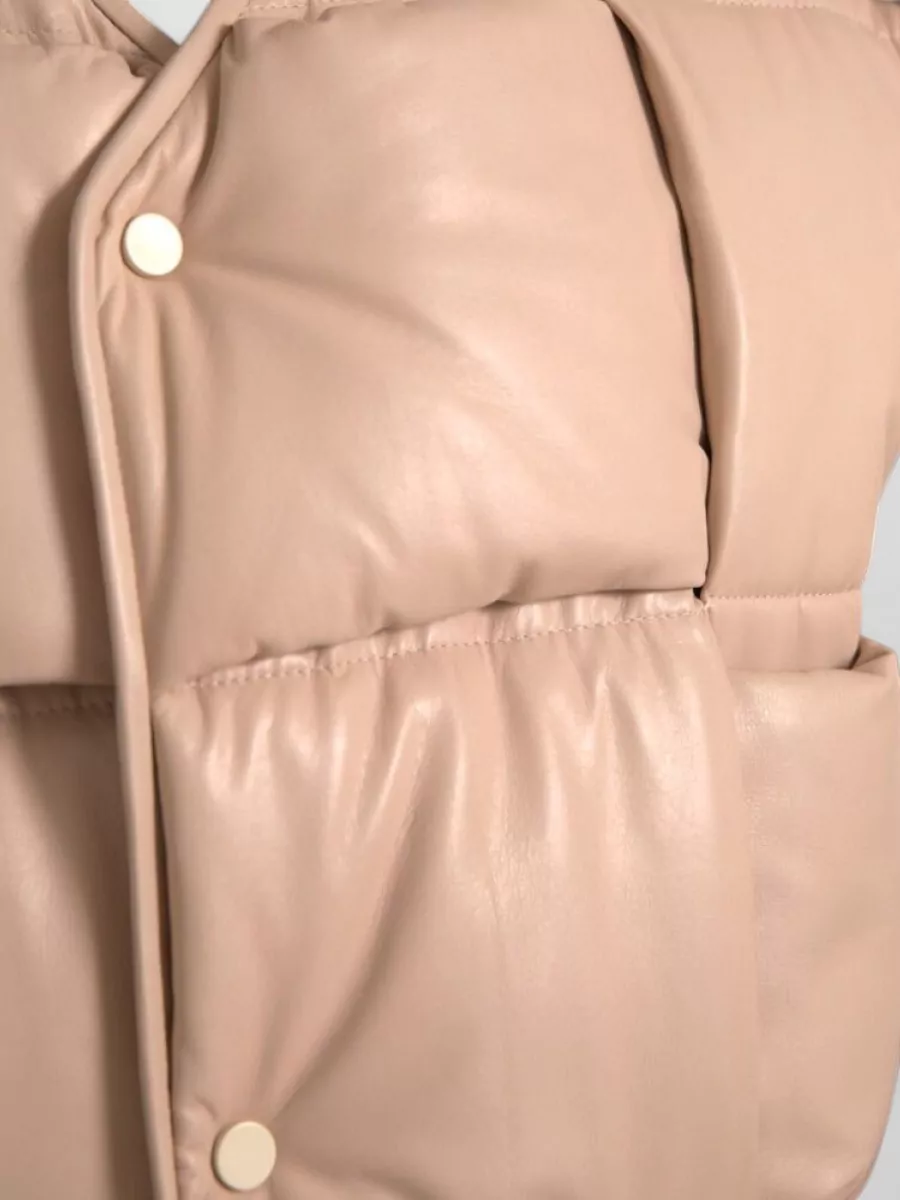 Bottega Veneta Leather Quilted Sleeveless Vest