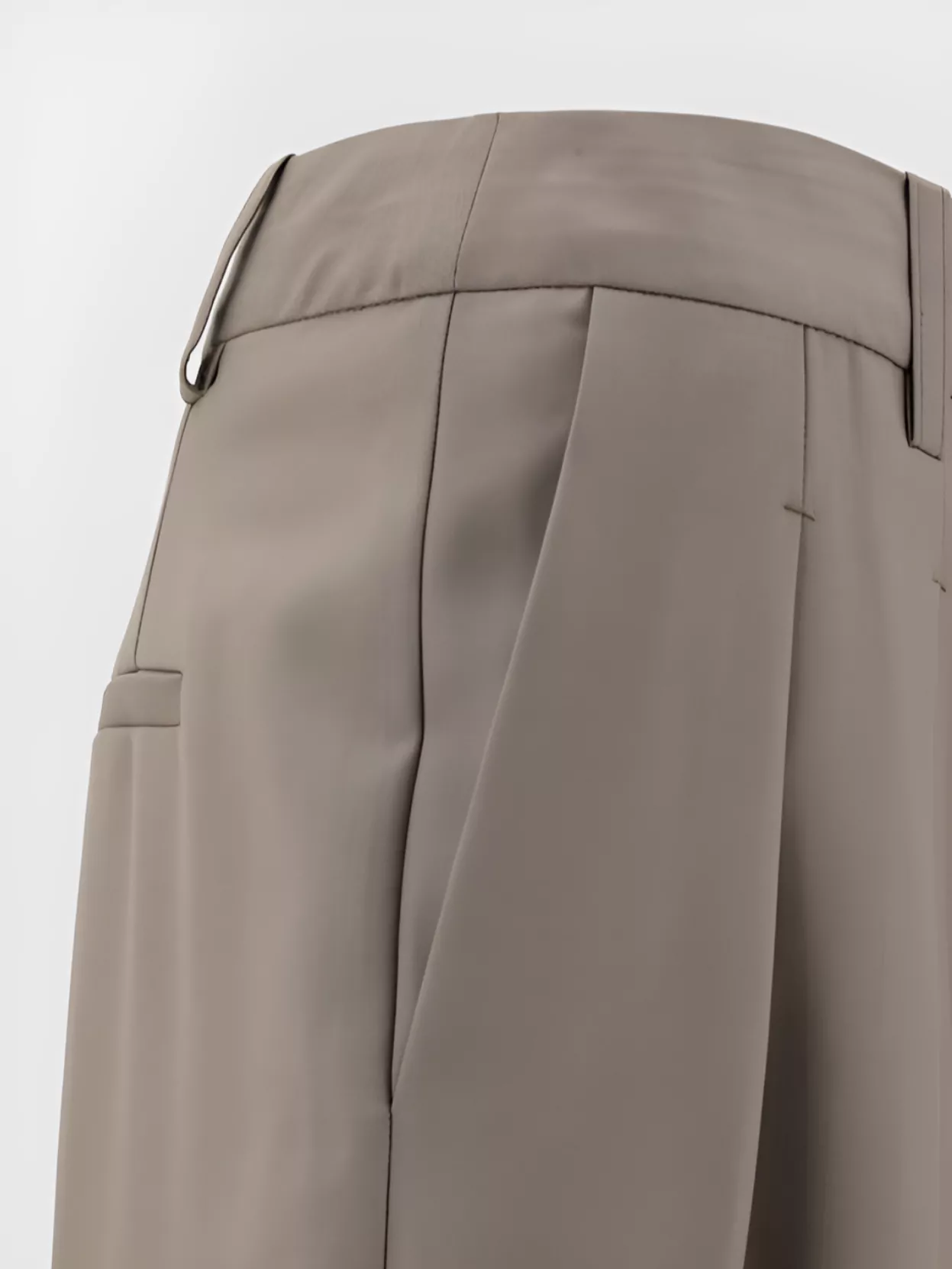 Shop Loulou Studio Flared Wool Pants Pockets In Metallic