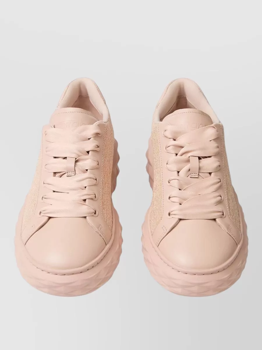 Jimmy Choo Leather Low-Top Sneakers