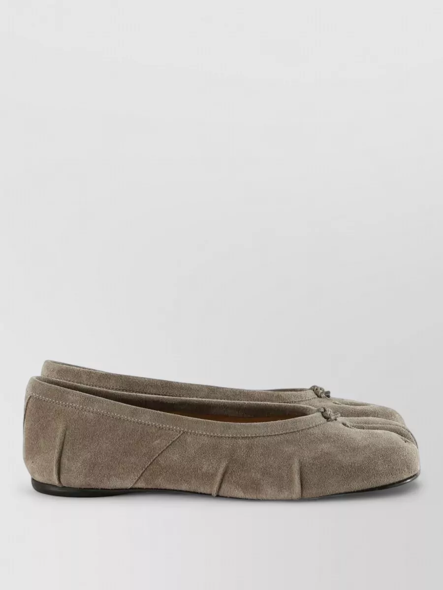 Maison Margiela Leather Tabi Ballerina Shoes