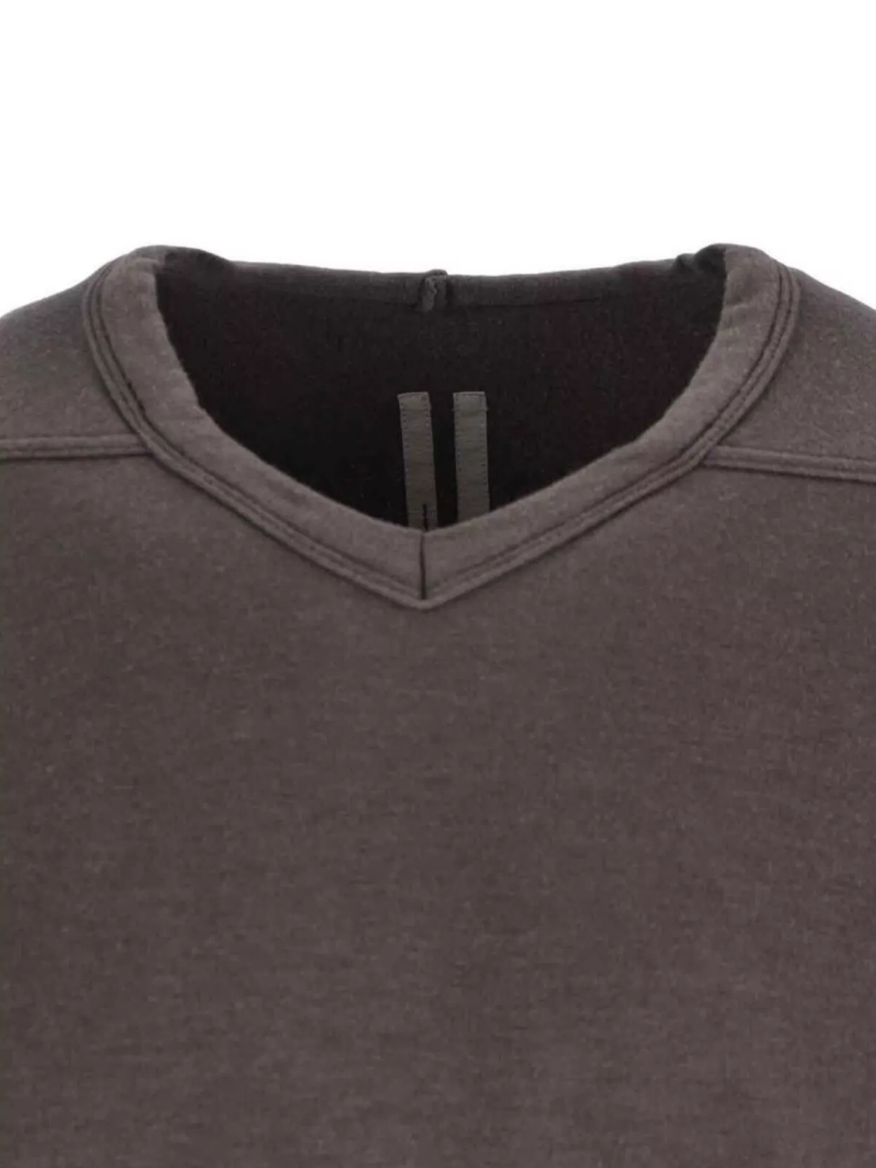 Rick Owens Long Sleeve V-Neck Knit Sweater