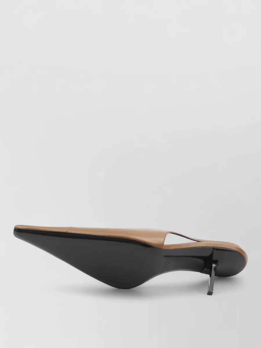 Saint Laurent Leather Cutout Pumps