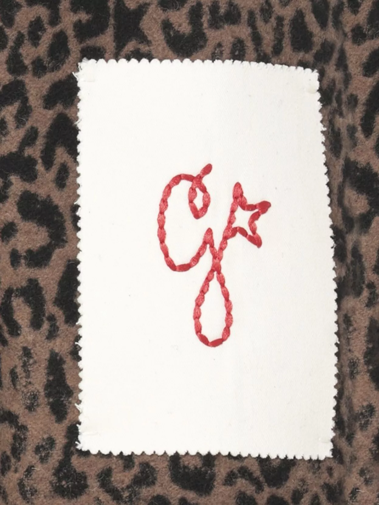 Golden Goose Animalier Pattern Wool Blend Coat