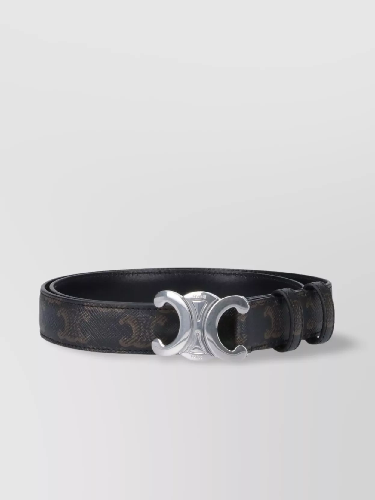 Celine Adjustable Monogram Pattern Belts