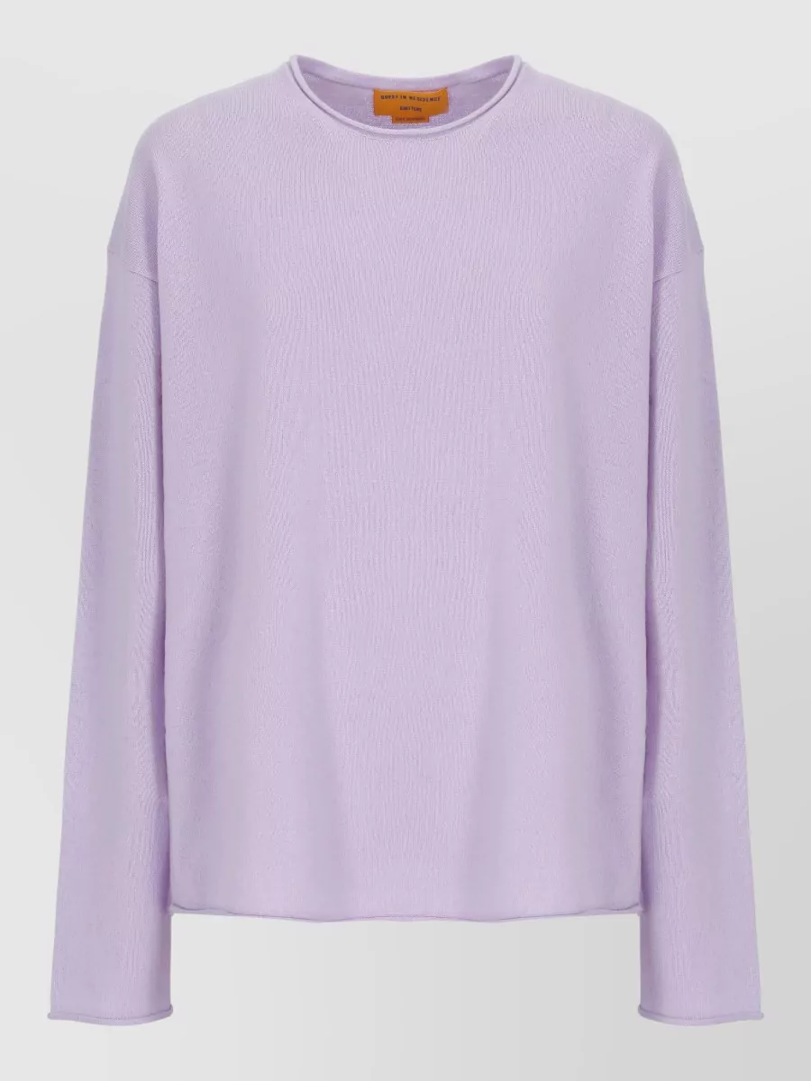Guest In Residence Cashmere oversized crewneck knitted top