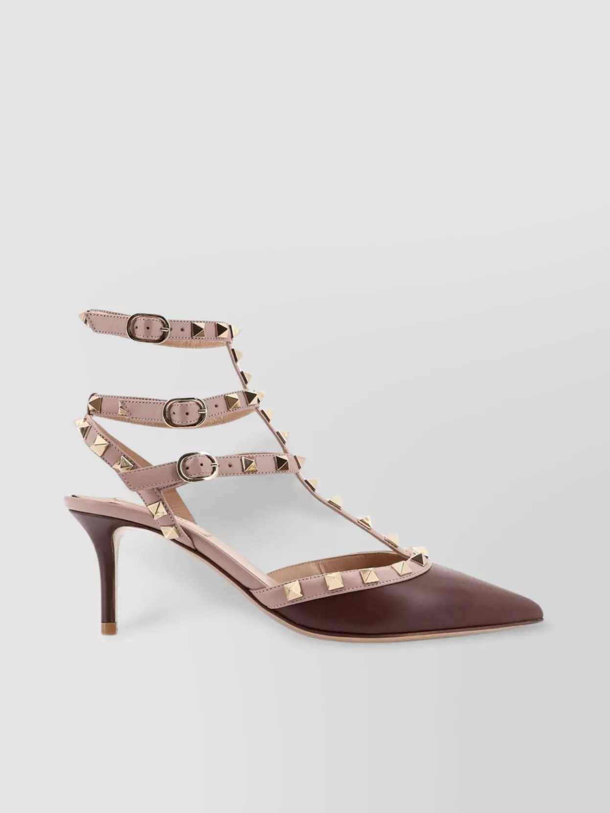 Valentino Garavani Rockstud Leather Slingback Sandals