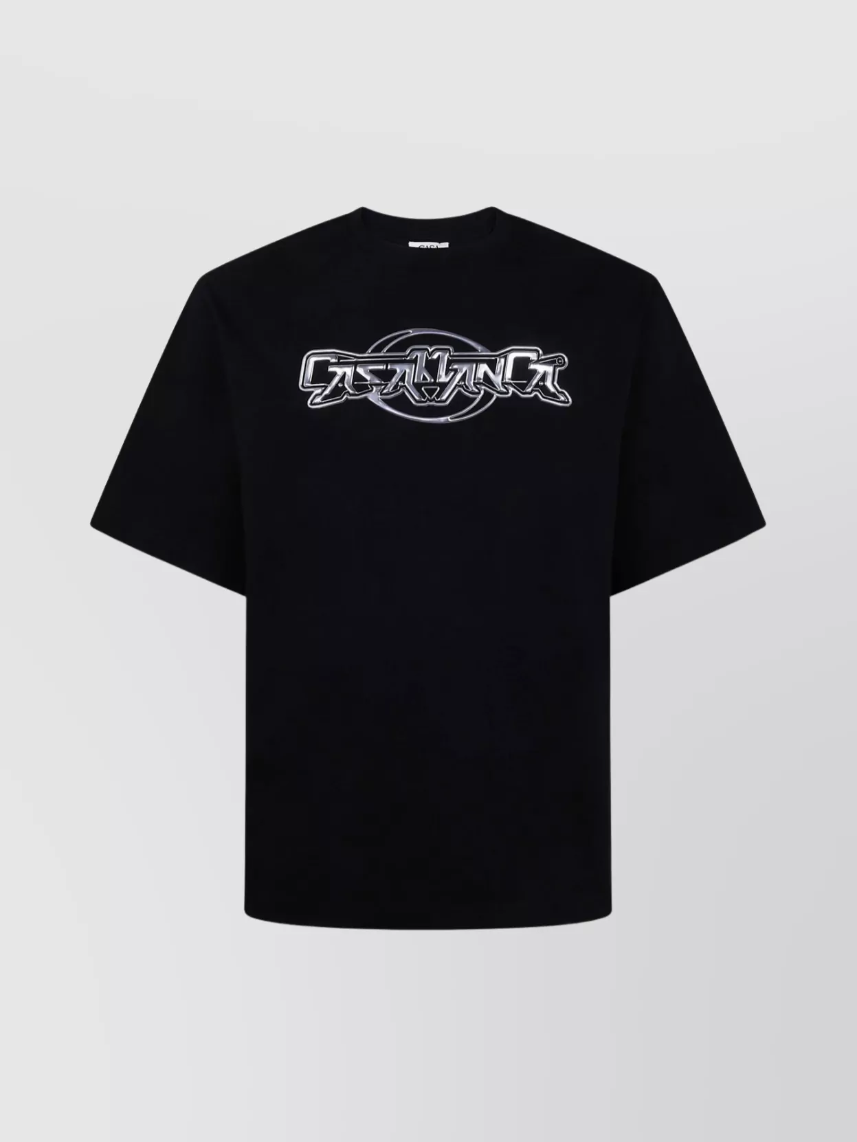 Casablanca 3d Graphic Print Oversized Short Sleeve T-shirt In Black