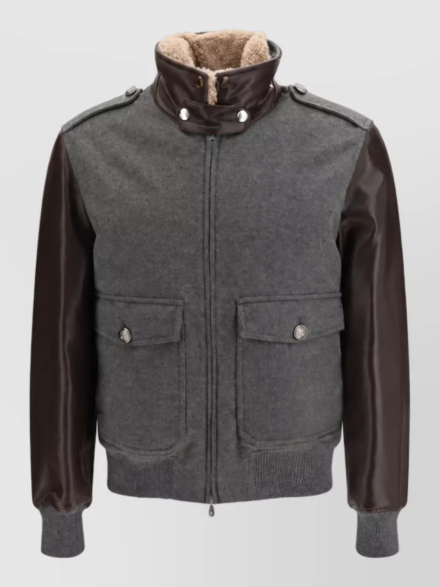 Brunello Cucinelli cashmere bomber jacket