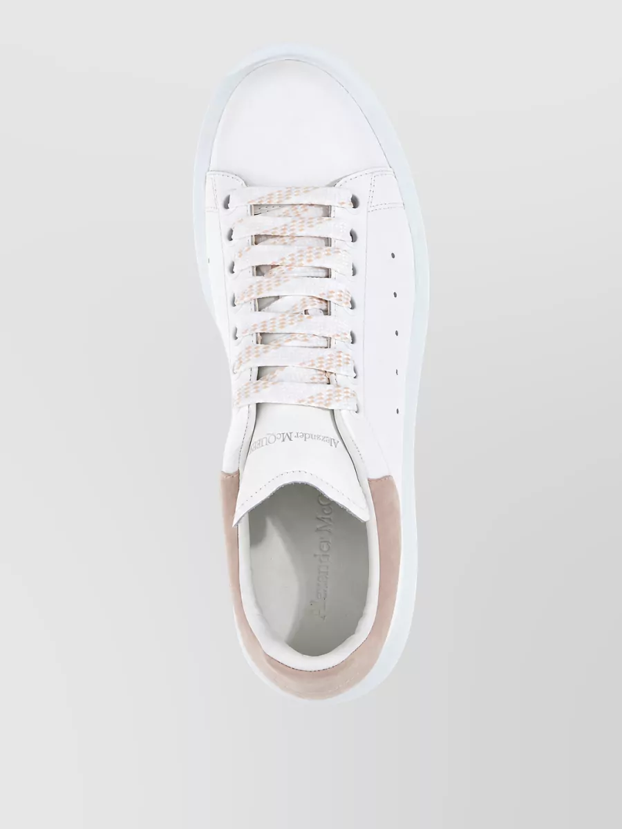Mc Queen Leather Low-Top Sneakers
