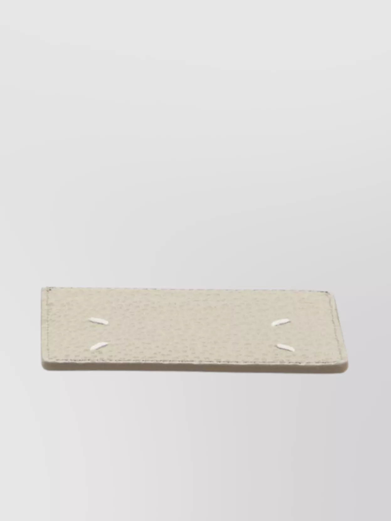 Maison Margiela Compact Leather Cardholder With Four Stitches Detailing