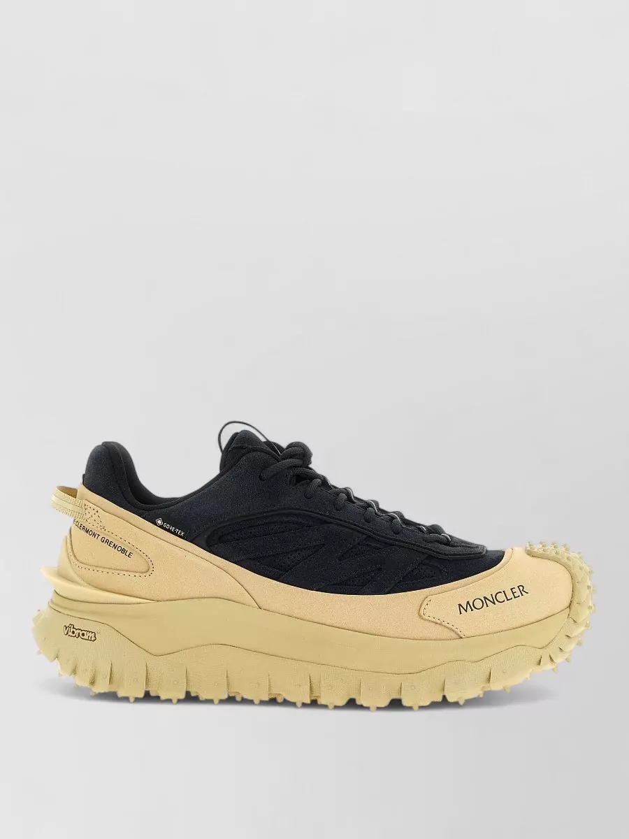 Moncler leather low-top sneakers