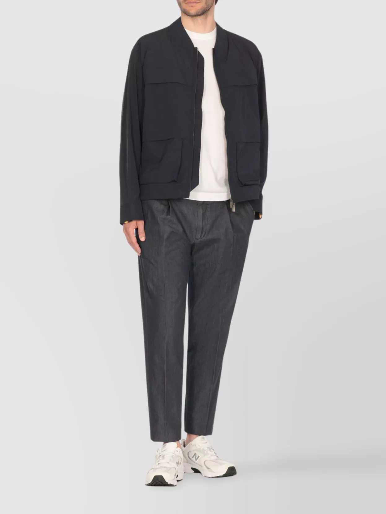 K-way Utility Jacket Multiple Pockets In Blue