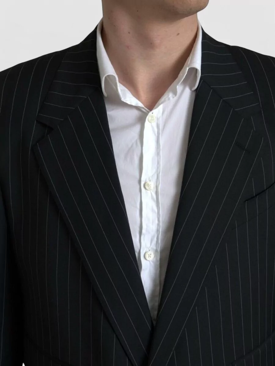 Dolce&Gabbana Striped Slim-Fit Single-Breasted Blazer