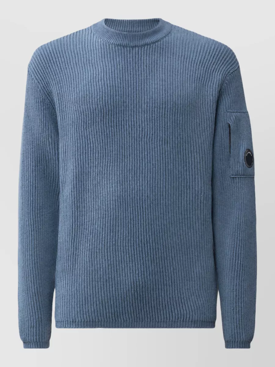 C.P. Company Wool ribbed crewneck sweater