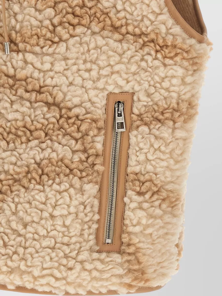 Loewe Anagram Vest Sleeveless High Collar Design