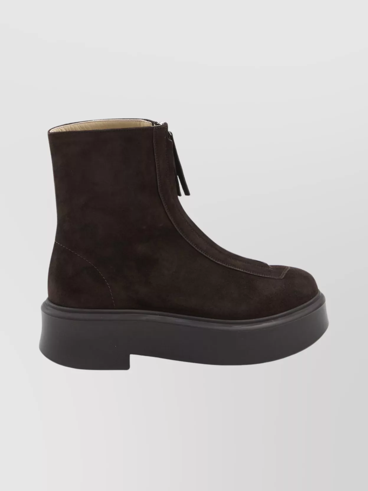 The Row Combat Style Zipped Leather Boots
