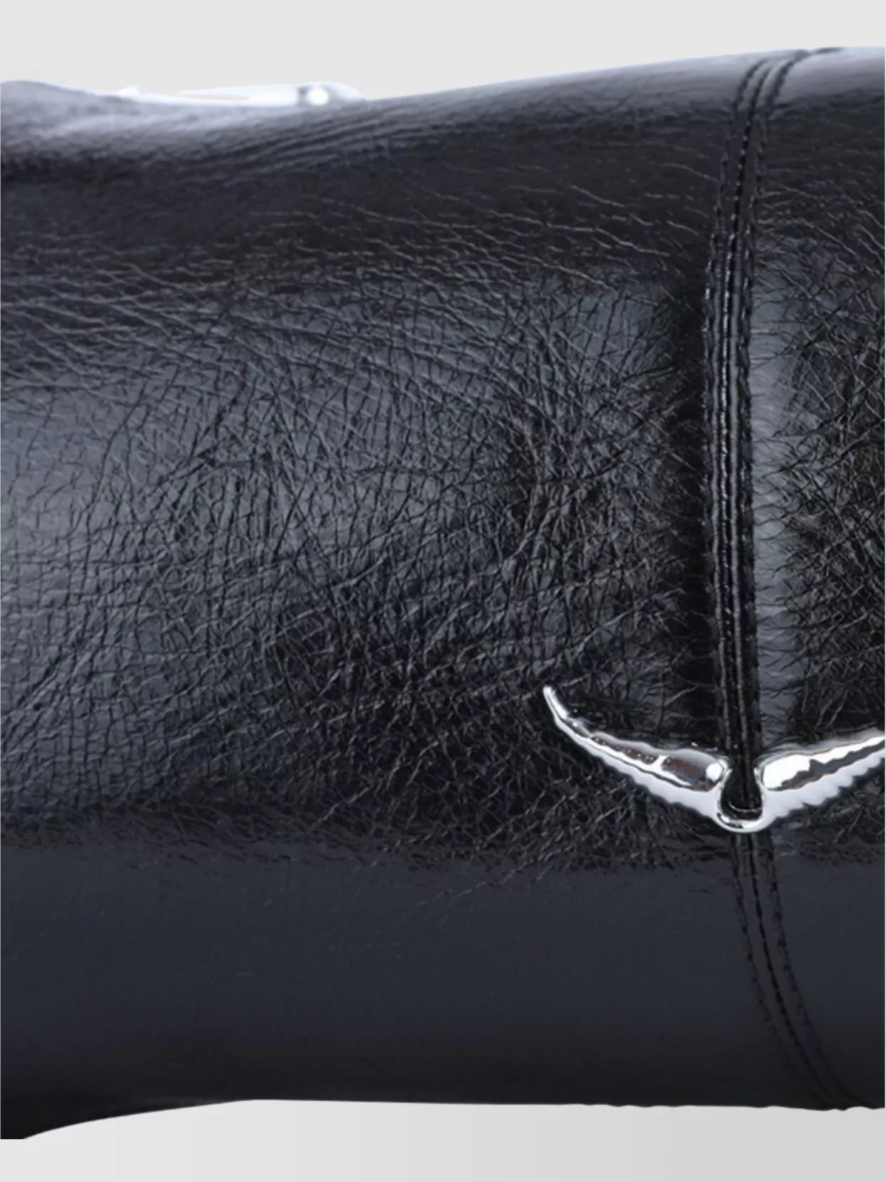 Zadig & Voltaire Round Shape Textured Finish