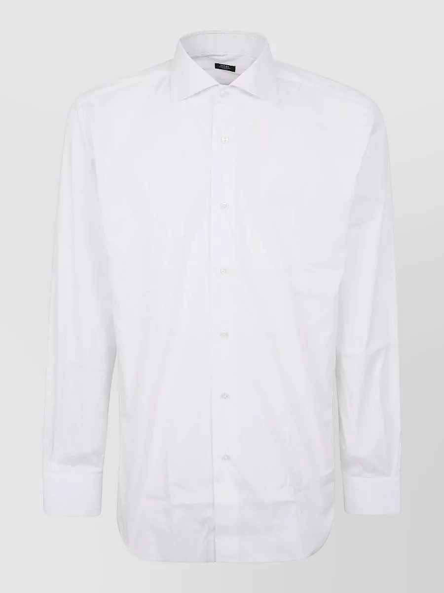 Barba Napoli Cotton blend regular fit shirt