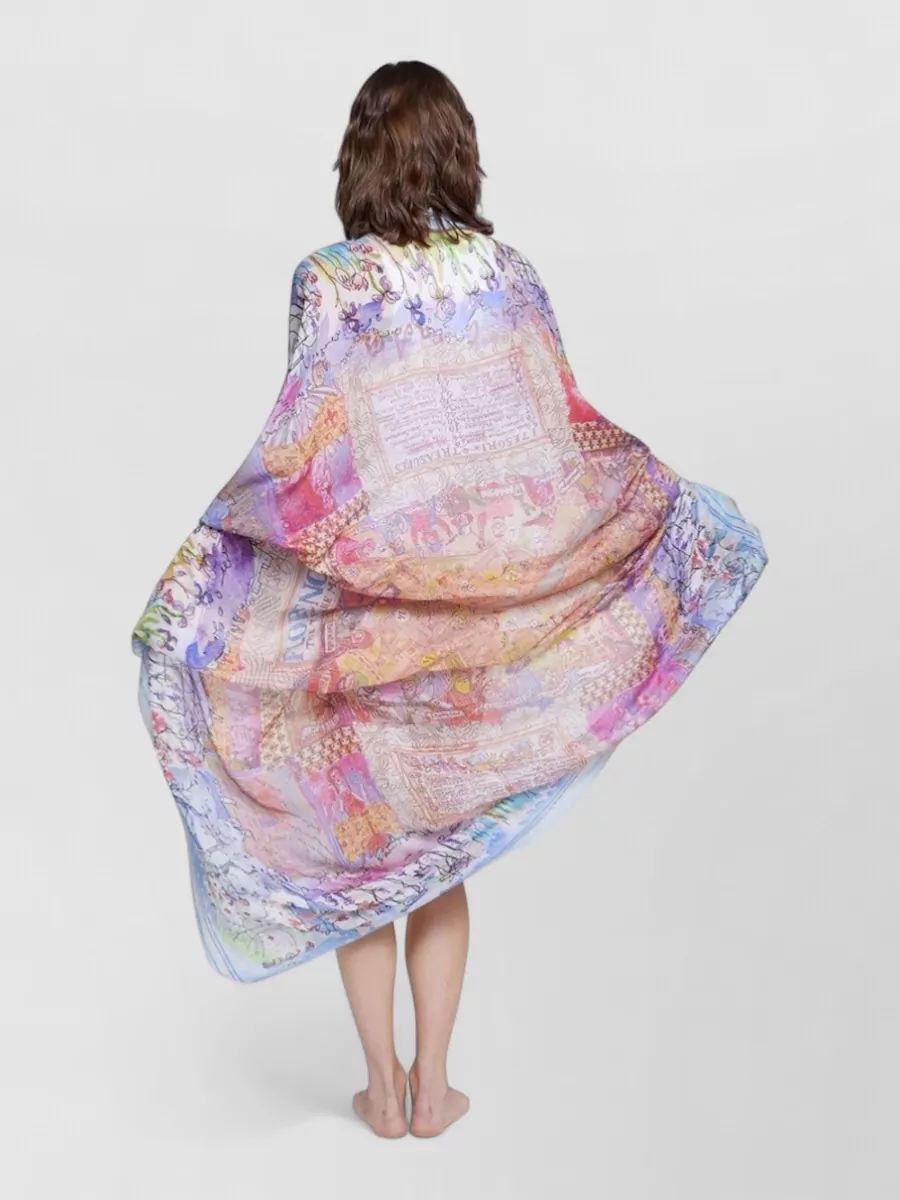 Faliero Sarti Silk Modal Printed Scarf