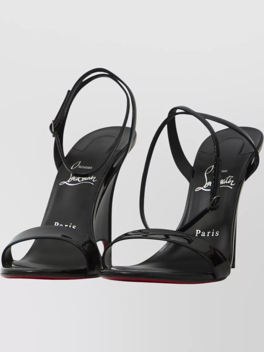 Christian Louboutin Leather Wedge Sandals