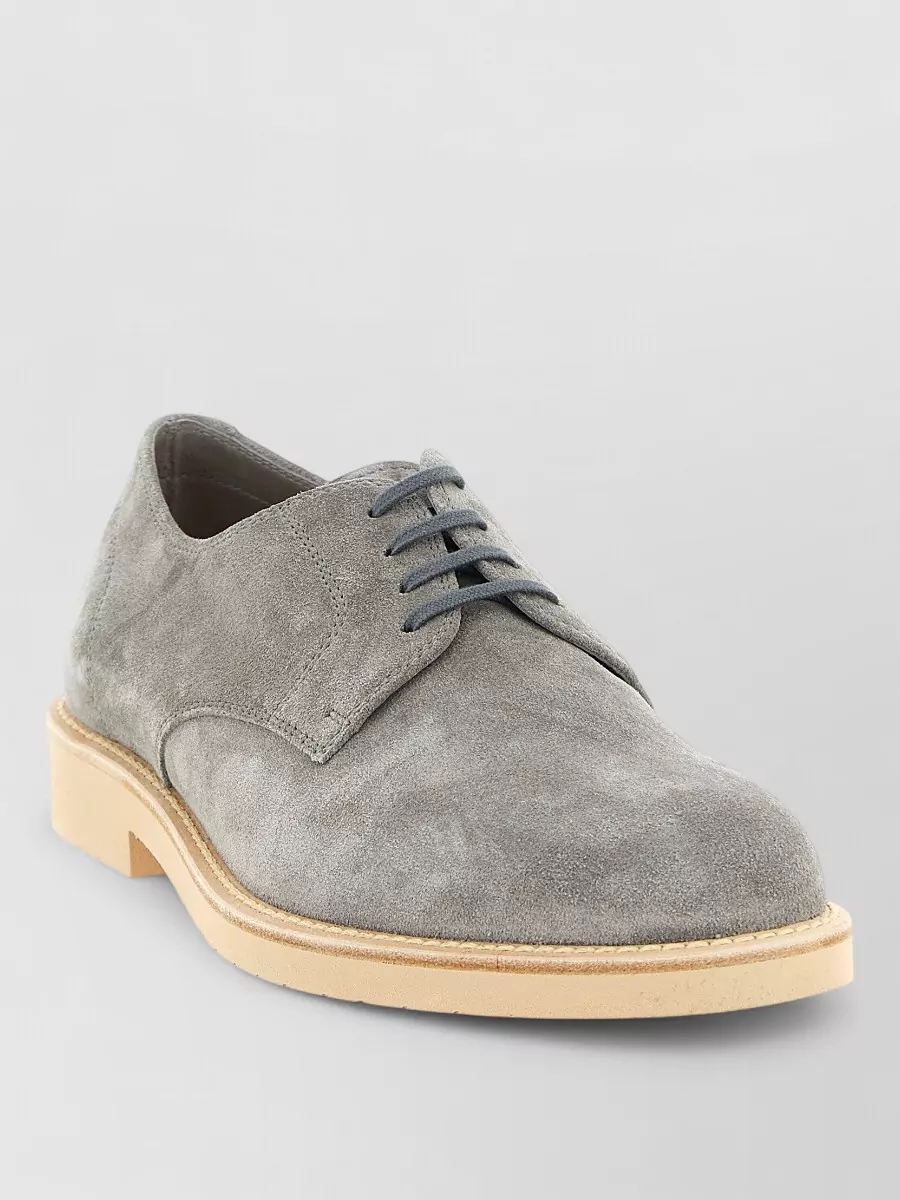 Brunello Cucinelli leather derby shoes