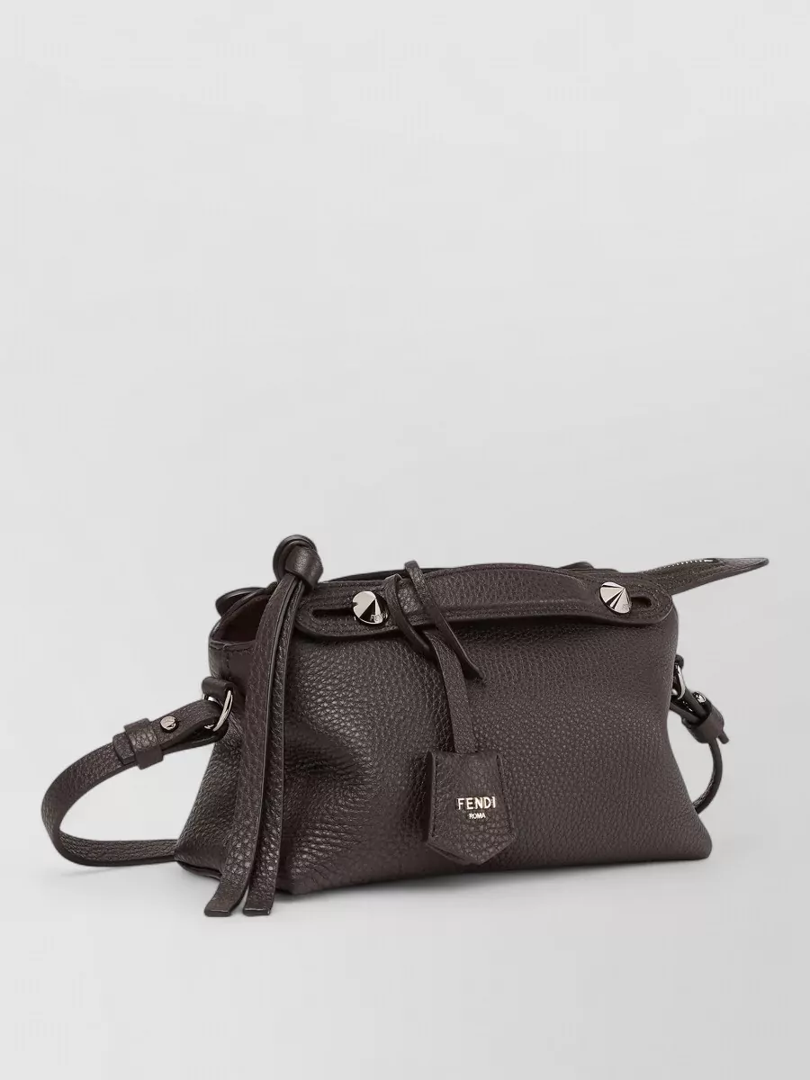 Fendi By The Way Mini Leather Clutch Bag
