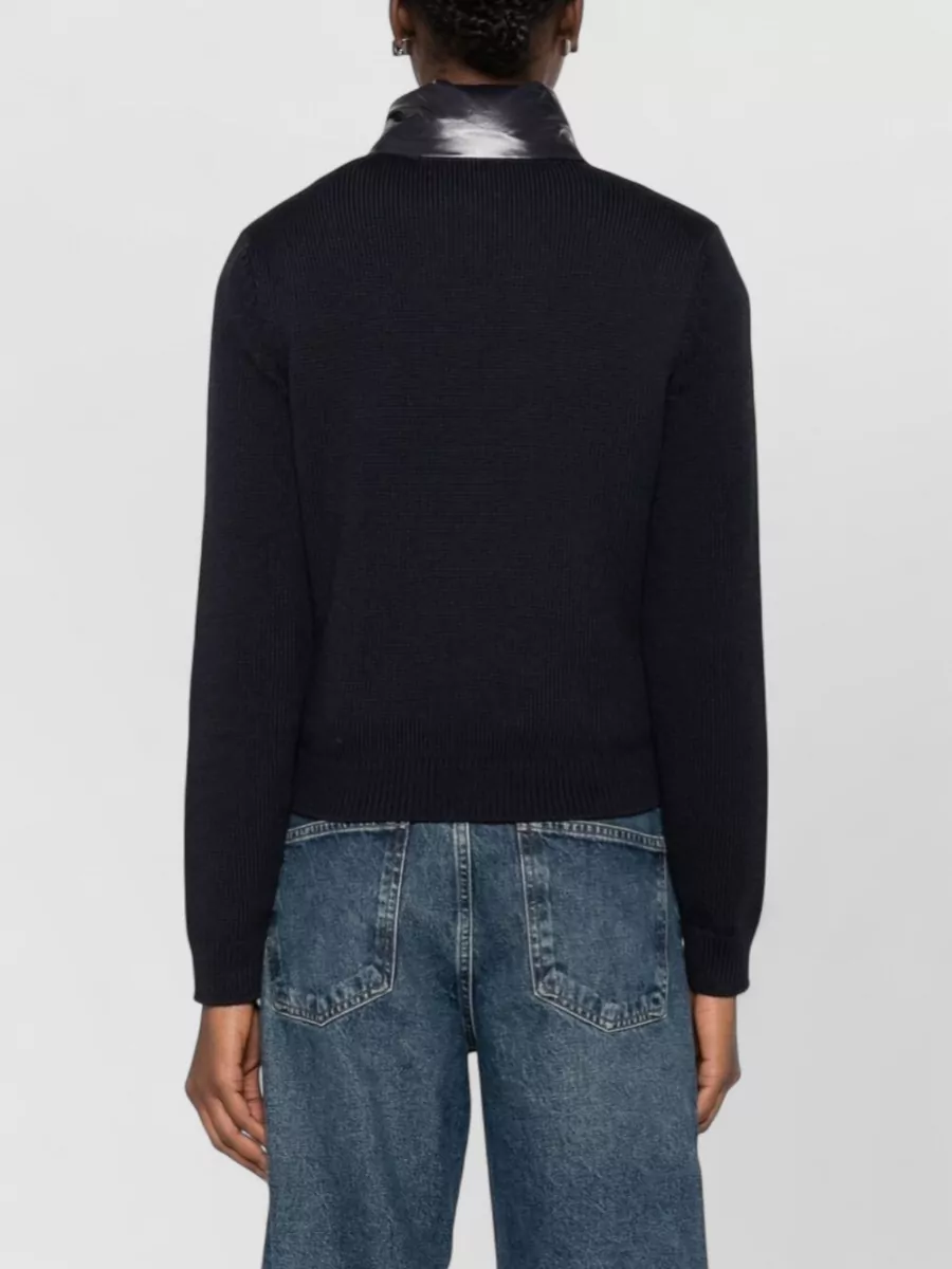 Moncler Padded Wool Zip Jacket
