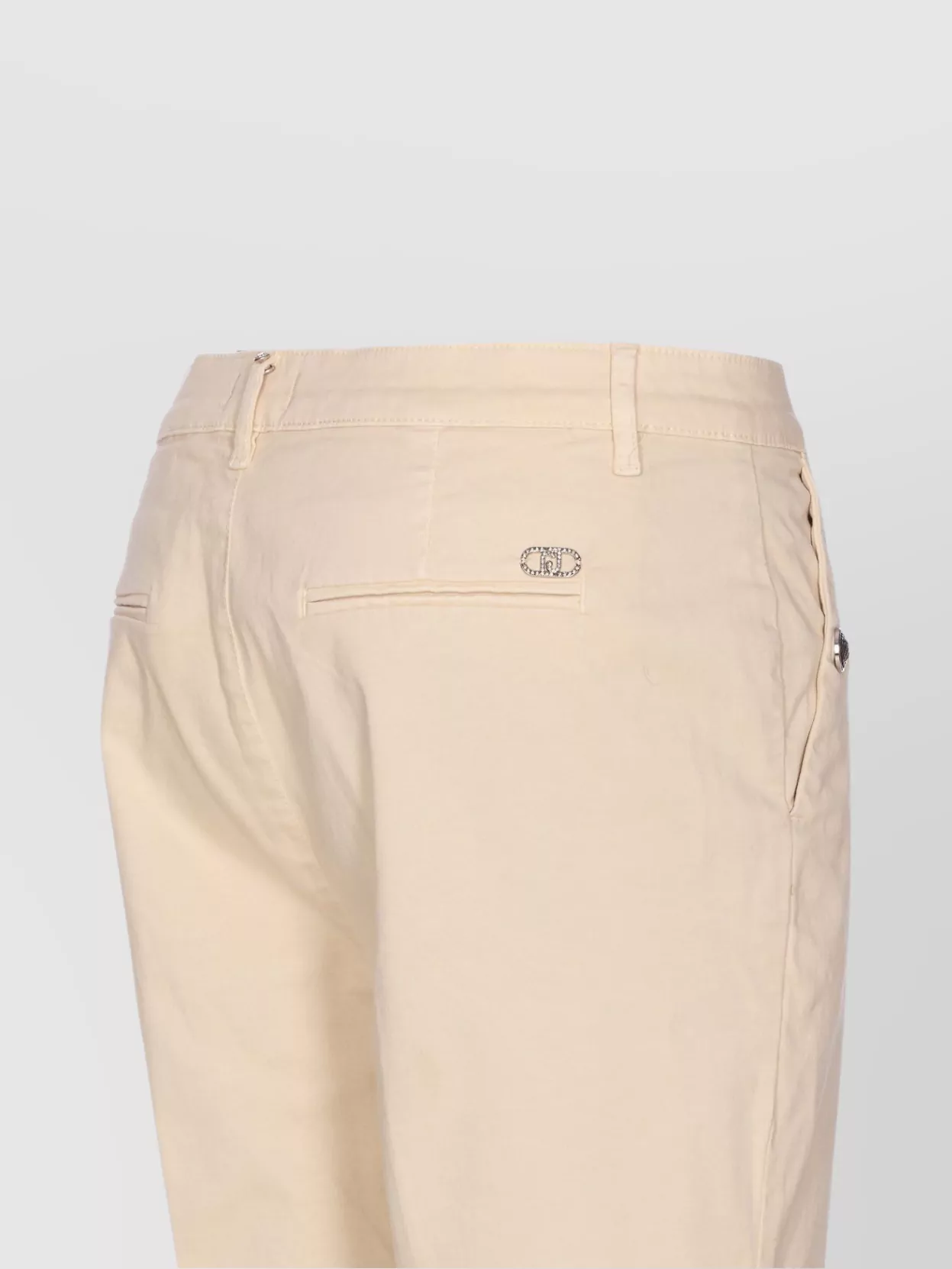 Liu Jo Straight Leg Jeans With Button Pockets And Belt Loops