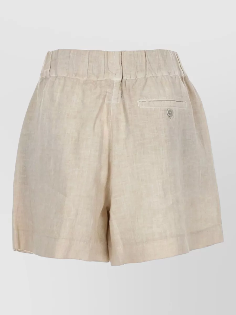 120% Lino Linen Cropped Trousers