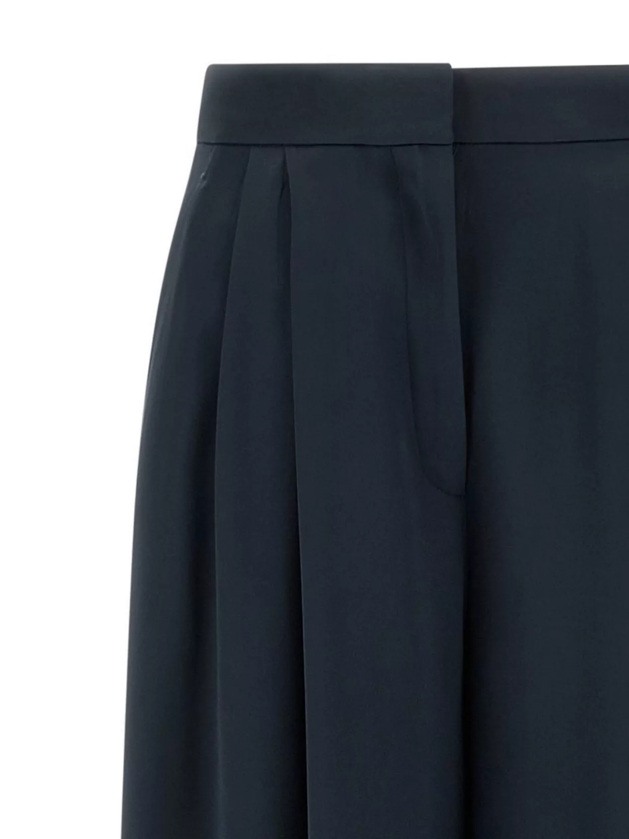 Pinko Wide Leg Pleated Trousers And Pockets