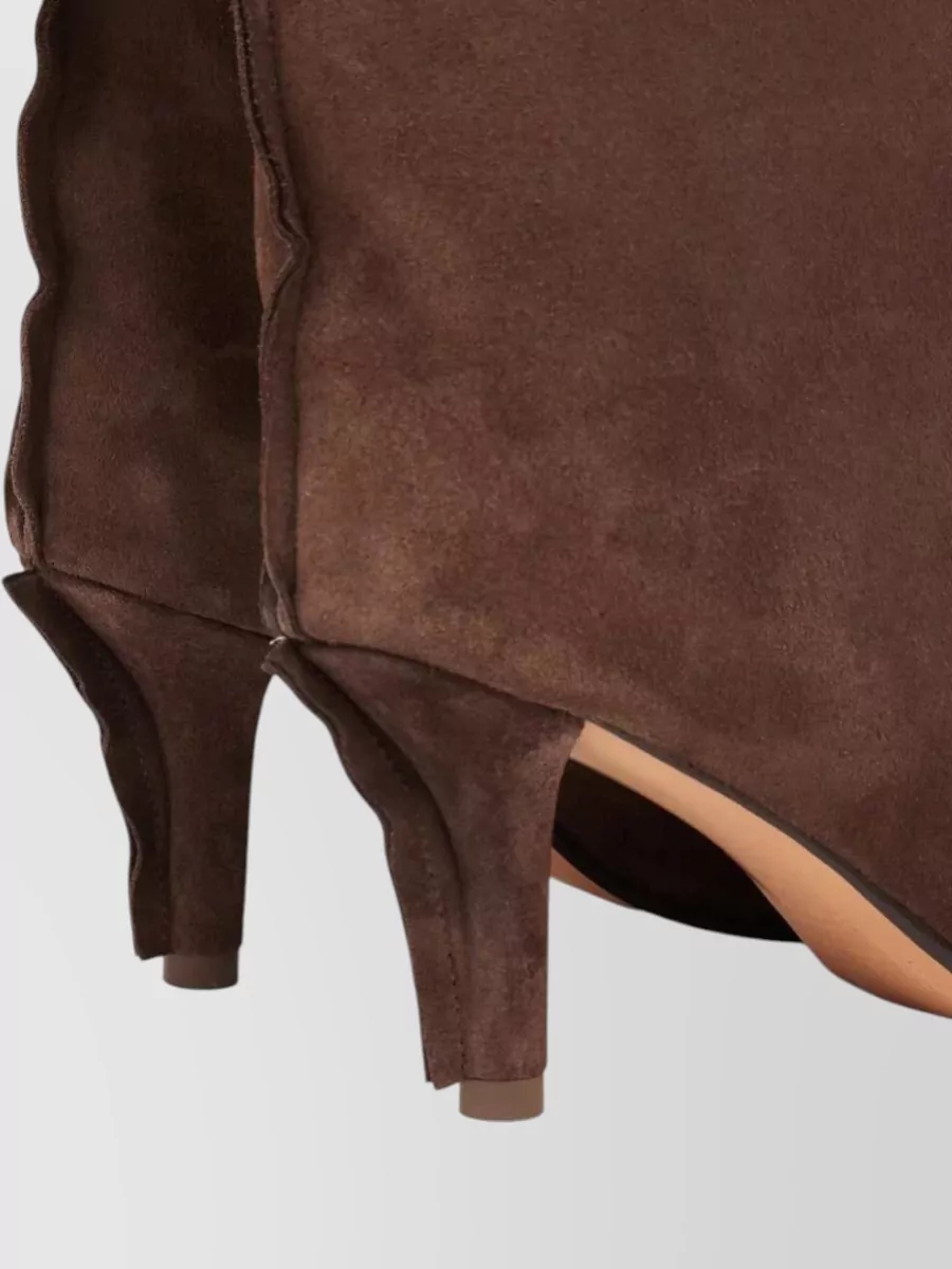 Mm6 Maison Margiela Leather Knee-High Stiletto Boots