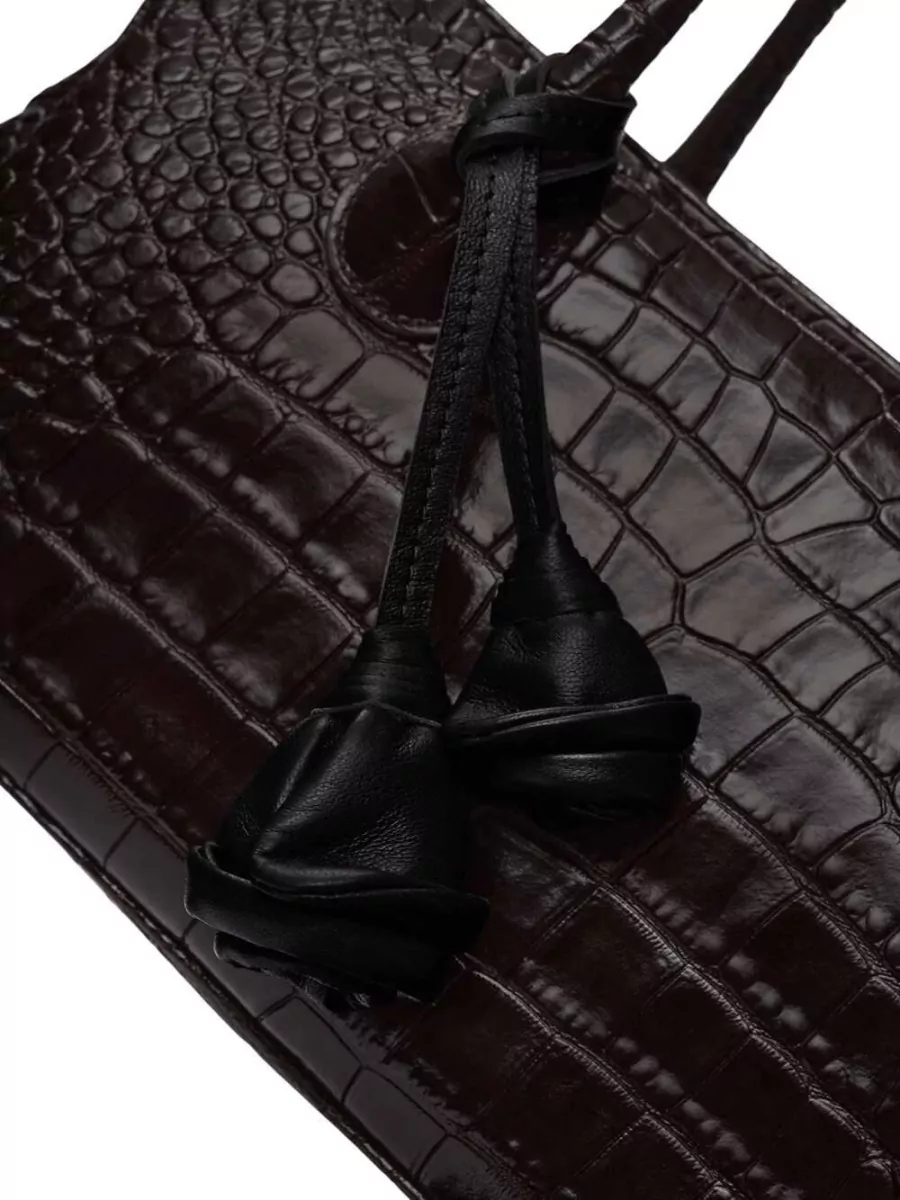 Magda Butrym Brigitte Bag Regular Leather Croco