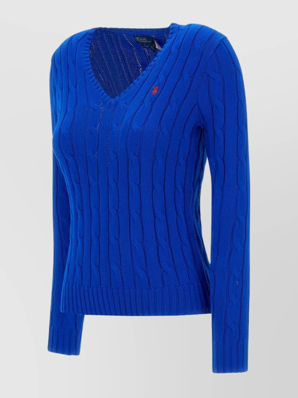 Polo Ralph Lauren Logo-embroidered Cable-knit Sweatshirt
